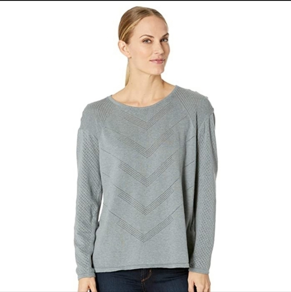 prAna Mainspring Sweater, Grey,‎ Size XS